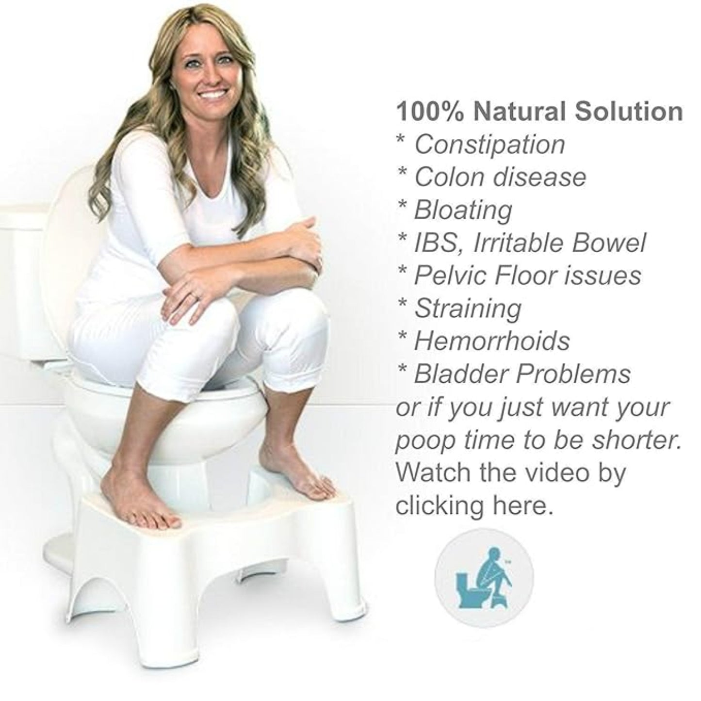 Toilet Stool for Easy Pooping