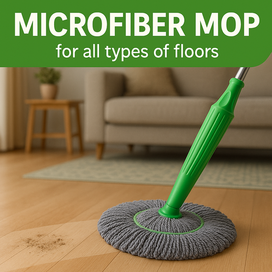 🧹 SELF-TWISTING WATER ROTATING MOP